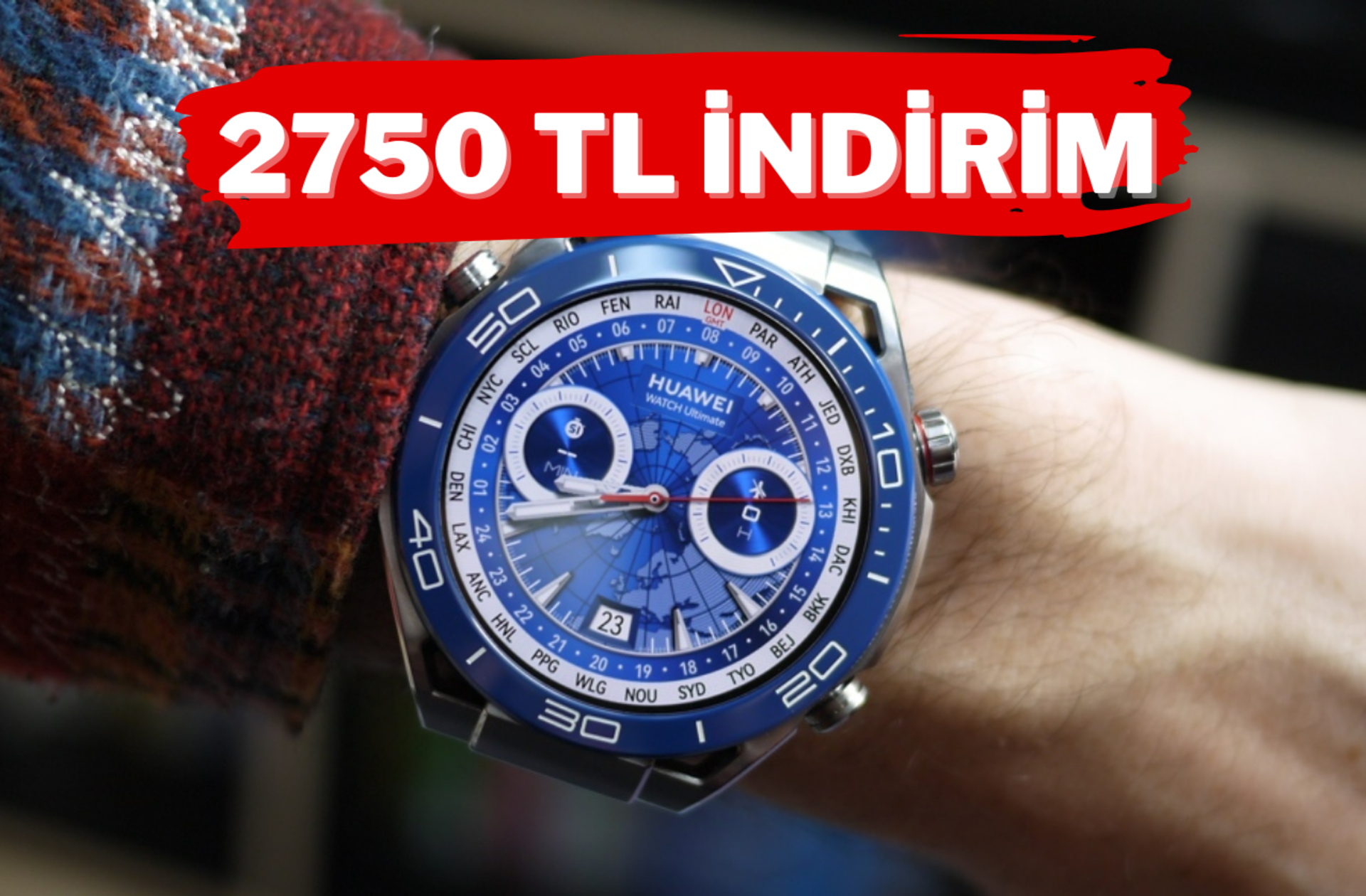 "Alın ve yıllarca kullanın!" Huawei Watch Ultimate Akıllı Saat günün fırsat ürünü oldu