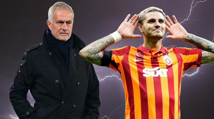 The Crying One" Icardi'den Mourinho'ya gönderme! Fenerbahçe taraftarı tepki gösterdi