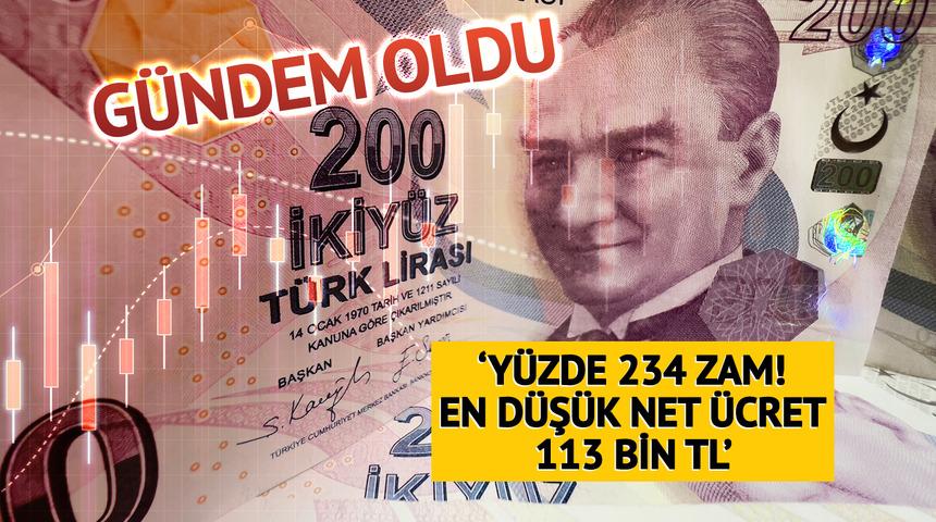 En düşük maaş 113 bin TL! Yüzde 234 zam... Gündem oldu, yanıt geldi 'Karşılığı yok'