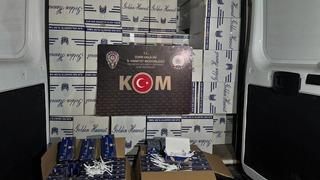 İzmir'de 7 milyon 320 bin kaçak makaron ele geçirildi