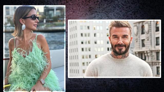 Herkes onun için sıraya girdi! Buse Terim David Beckham ile poz verdi! 'Bak bak doyulmuyor' 