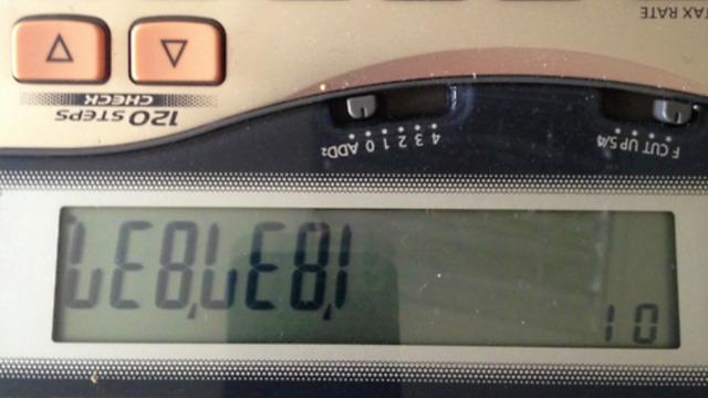 Hesap makinesinde leblebi nasıl yazılır?