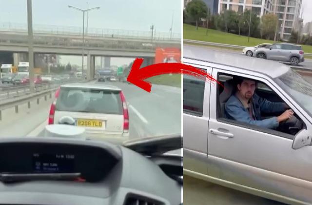 İstanbul’da yabancı plakalı araç şoku! Ambulansa hem yol vermedi hem de camı açıp bağırdı