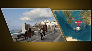 Ege depremlerinde son durum: Volkanın, depremle ilişkisi var mı? Adada yaşayan Türk işletmeci olanları bir bir anlattı! 