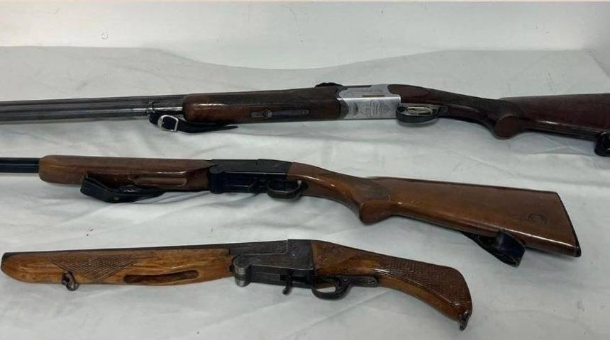 Denizli'de ruhsatsız silah operasyonunda 6 şüpheli yakalandı