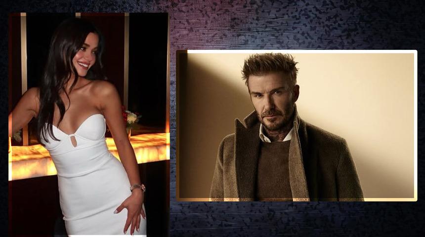 Sıraya girenler arasında ünlü fenomen de vardı! Selin Yağcıoğlu David Beckham ile bir araya geldi! 'Balmumu gibi'