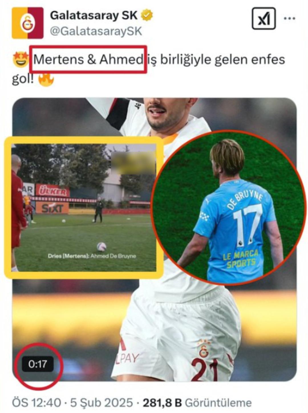 Galatasaray dan gizemli paylaşım! Kevin de Bruyne adım adım Aslan oluyor! İşte videodaki ilginç detay... 1