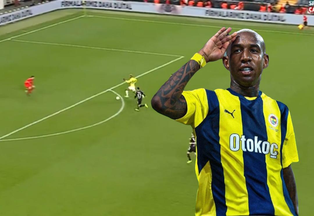 Talisca, Fenerbah&ccedil;e formasıyla siftahı yaptı! Kaleciyle karşı karşıya kaldı! "Raket gibi sol ayağı var..."