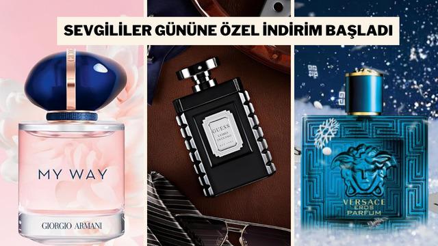 Sevgililer Günü'nde sevdiğiniz kişiye hediye edebileceğiniz parfümlerde indirim başladı