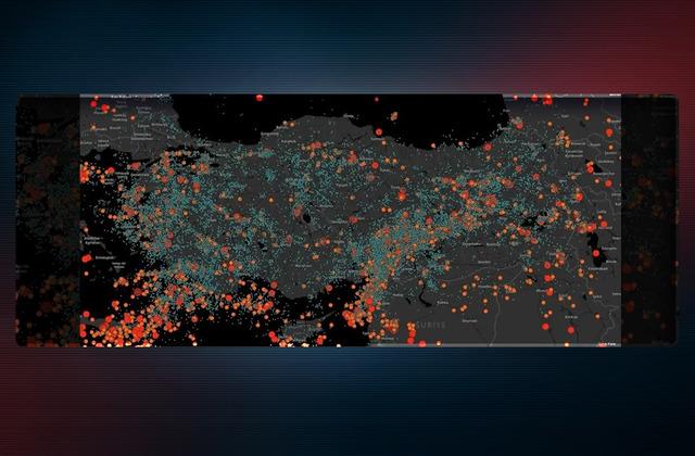 AFAD paylaştı... Deprem gerçeğinin kanıtı olan harita: Sallanmayan yer neredeyse yok!