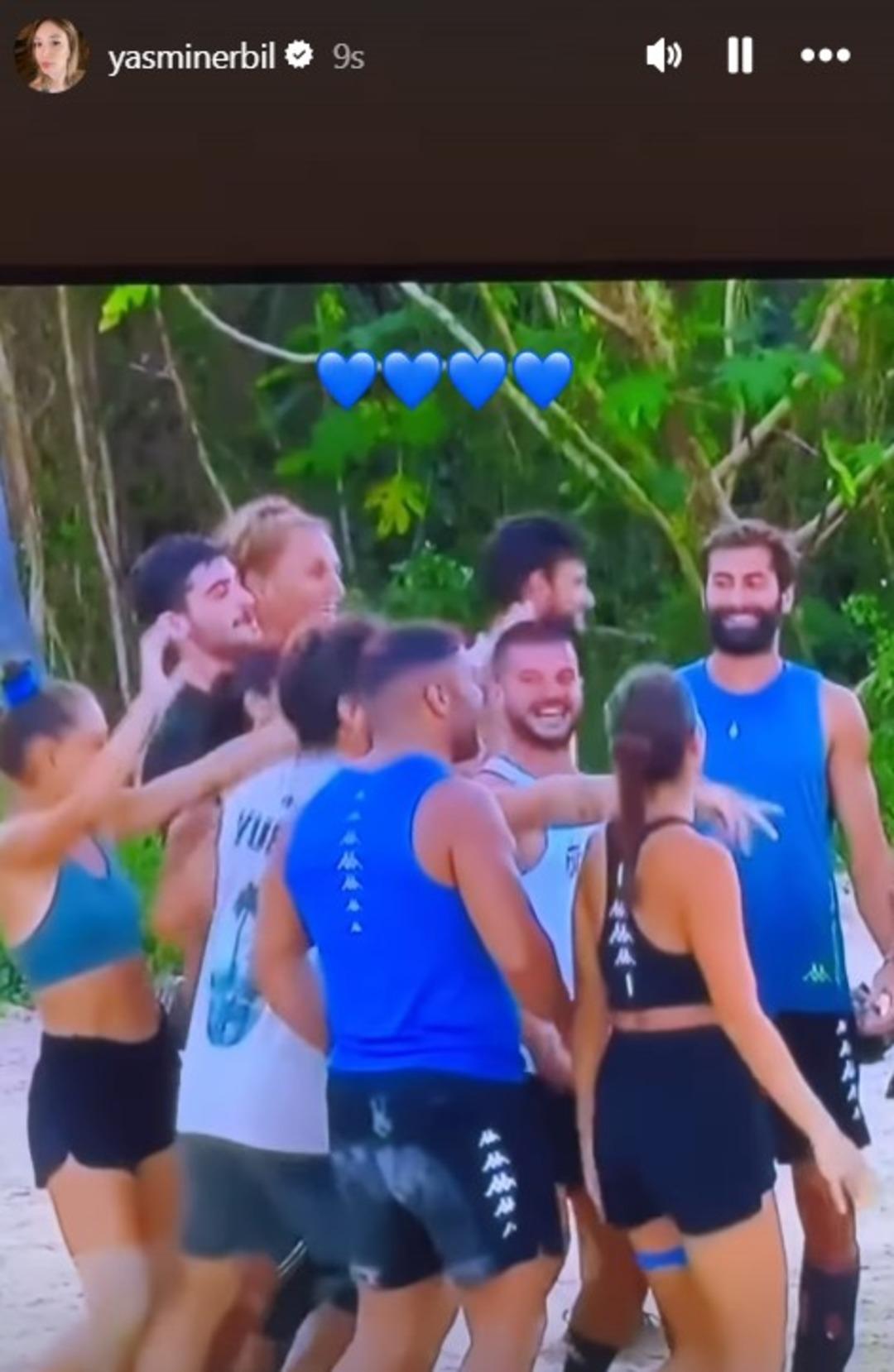 Survivor da gönüllüler farkla kazandı! Yasmin Erbil den sevgilisi Yiğit Poyraz a destek gecikmedi 2