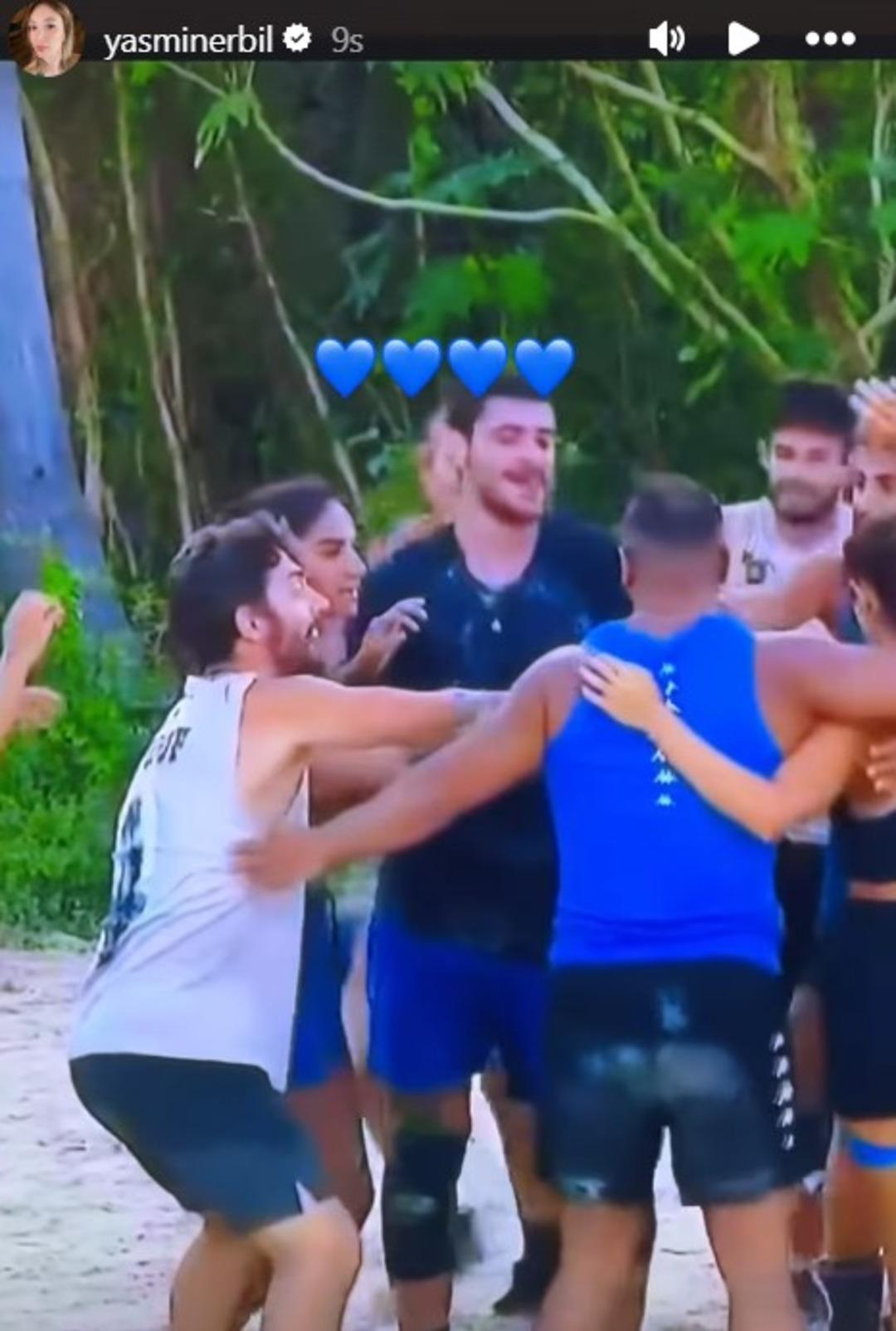 Survivor da gönüllüler farkla kazandı! Yasmin Erbil den sevgilisi Yiğit Poyraz a destek gecikmedi 1