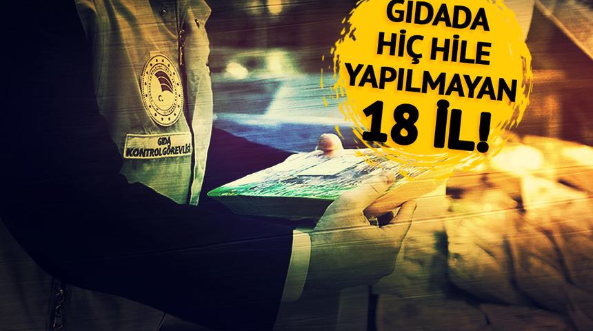 Bu şehirlerde yaşıyorsanız içiniz rahat olsun!  Liste belli oldu... İşte gıda güvenliği konusunda tam not alan 18 il