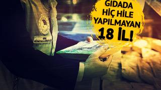 Bu şehirlerde yaşıyorsanız içiniz rahat olsun!  Liste belli oldu... İşte gıda güvenliği konusunda tam not alan 18 il