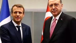 Cumhurbaşkanı Erdoğan, Fransız mevkidaşı Macron ile telefonda görüştü