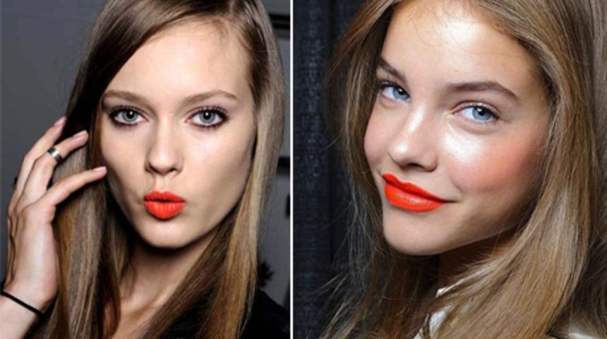 Dudaklarda Turuncu Etkisi