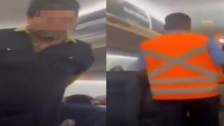 Uçakta korku dolu anlar! Silahını çıkartıp herkesi öldürmekte tehdit etti: Uçağa silahıyla nasıl bindi?