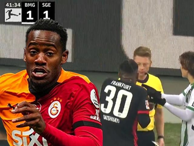 Batshuayi, Frankfurt kariyerine olaylı başladı! Maçın hakemi araya girdi ve...