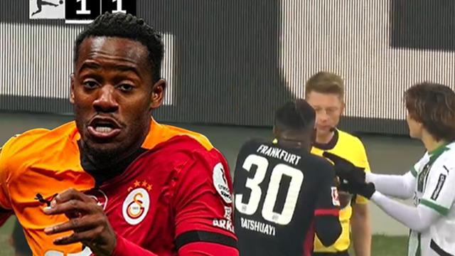 Batshuayi, Frankfurt kariyerine olaylı başladı! Maçın hakemi araya girdi ve...