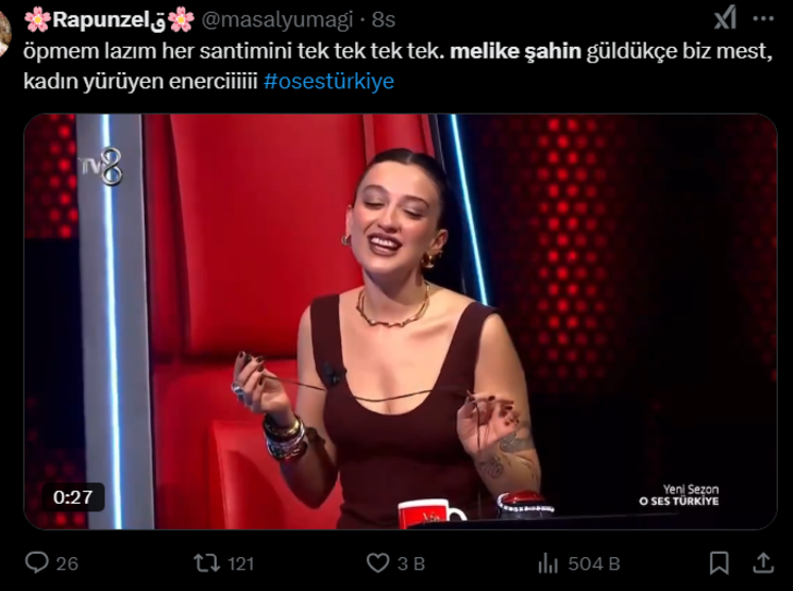 O Ses Türkiye 2025 başladı! Melike Şahin sosyal medyaya damga vurdu:  "Hadise'nin kıskançlık içeren bakışları..." G3