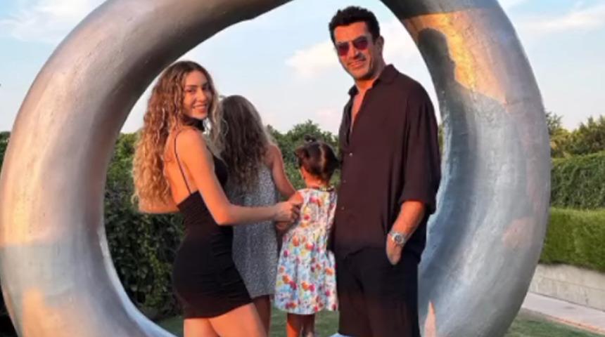 Sinem Kobal ve Kenan İmirzalıoğlu kızlarıyla tatile gitti! "Kenan'a benziyor"