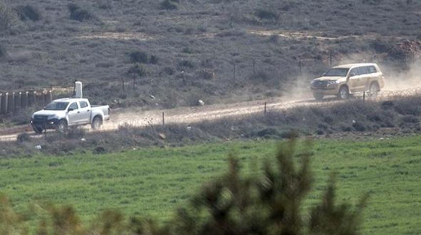 Sınırda hareketlilik! Dikkat çeken araç