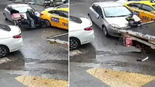 Feci şekilde ezilmişti! Ölümden dönen kurye yaşananları anlattı! Sürücünün savunması 'pes' dedirtti...