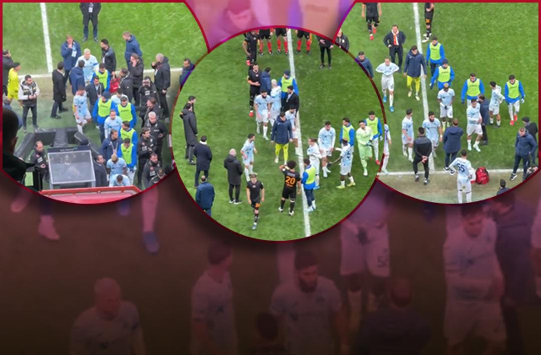 SON DAKİKA: Ma&ccedil; yarıda kaldı! Adana Demirspor, Galatasaray karşısında sahadan &ccedil;ekildi... TFF'nin kararı bekleniyor