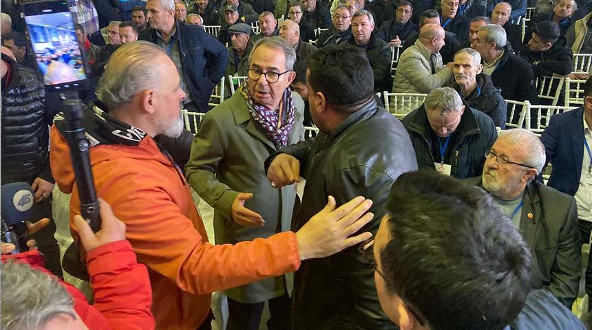 Genel kurulda yumruklar konuştu! Başkanın 120 bin TL'lik maaşı tepki çekti: Önergeyle 60 bin liraya düştü