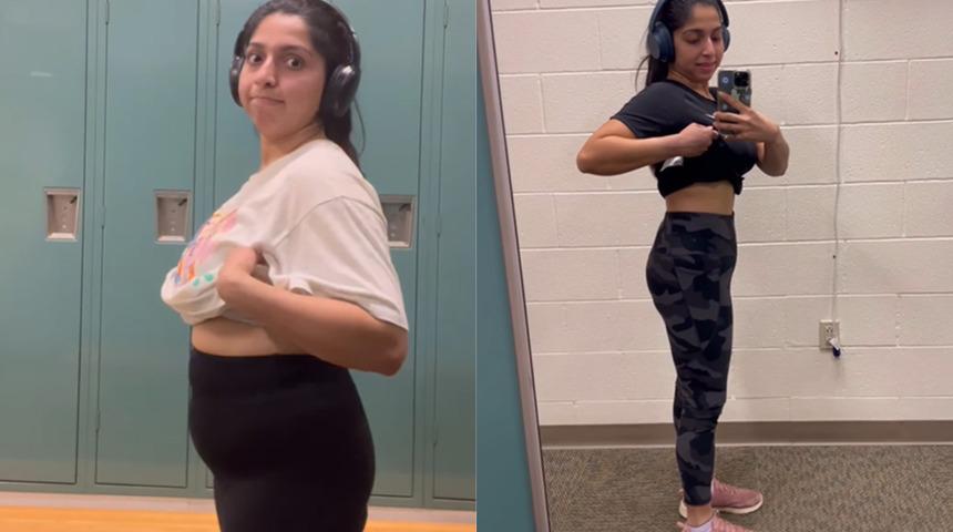 14 kilo veren iki çocuk annesi kadın zayıflama sırrını paylaştı! Yağları eriten 5 basit egzersiz