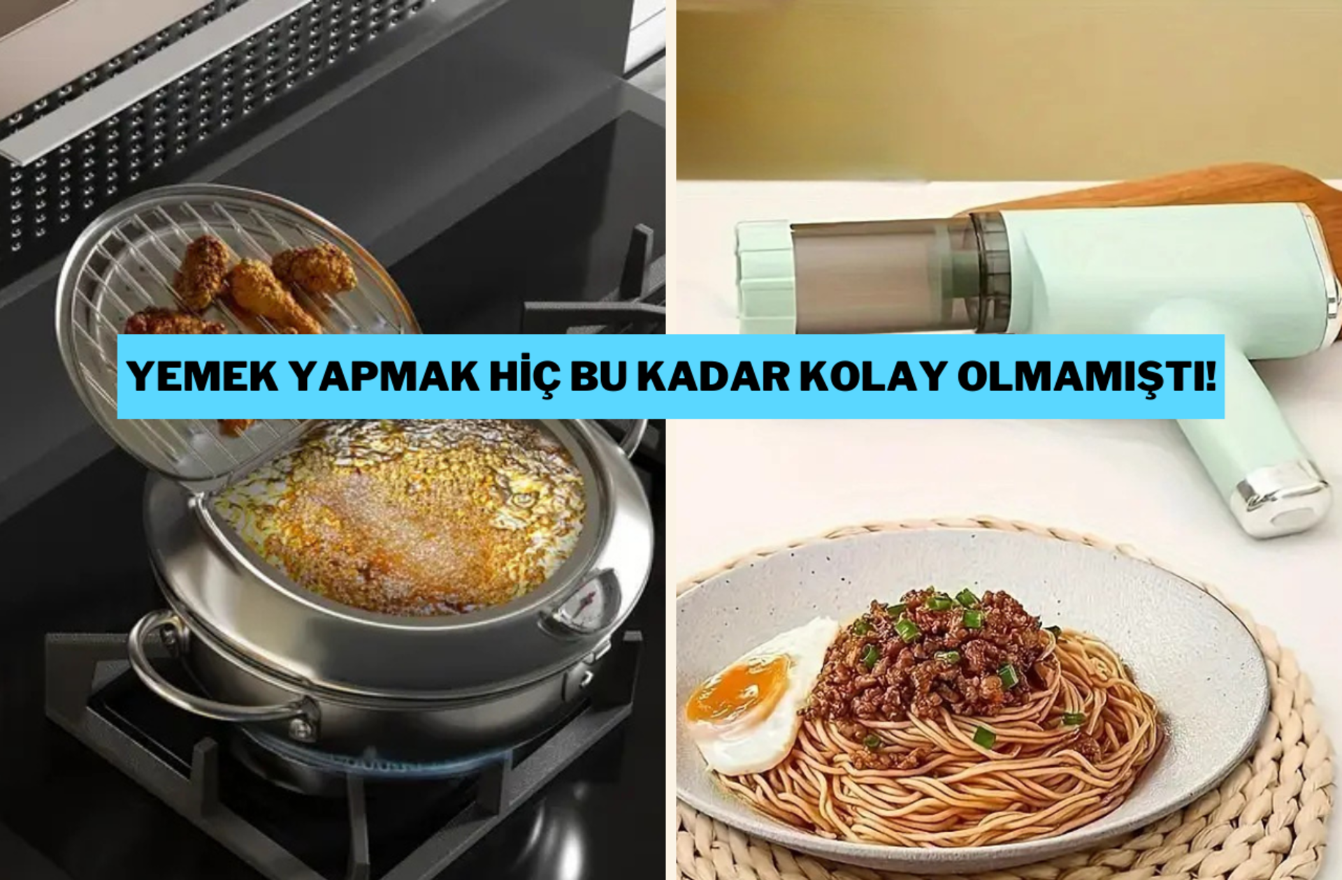Yemek yapmayı sevenler için TEMU’dan kaçırılmayacak ürünler