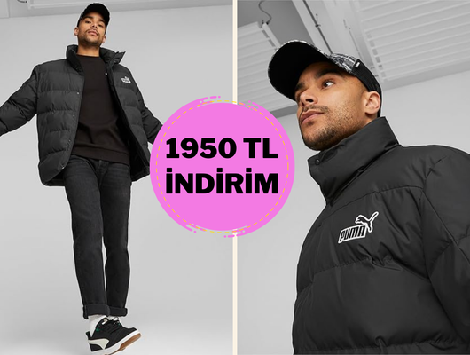 Bu kış üşümek yok! Puma'nın sıcacık tutan o montu indirimde