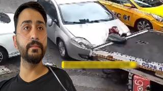 Pendik'te otomobil tarafından ezilen motorkurye yaşadığı dehşeti anlattı: 'Hayati tehlikem yok ama...'