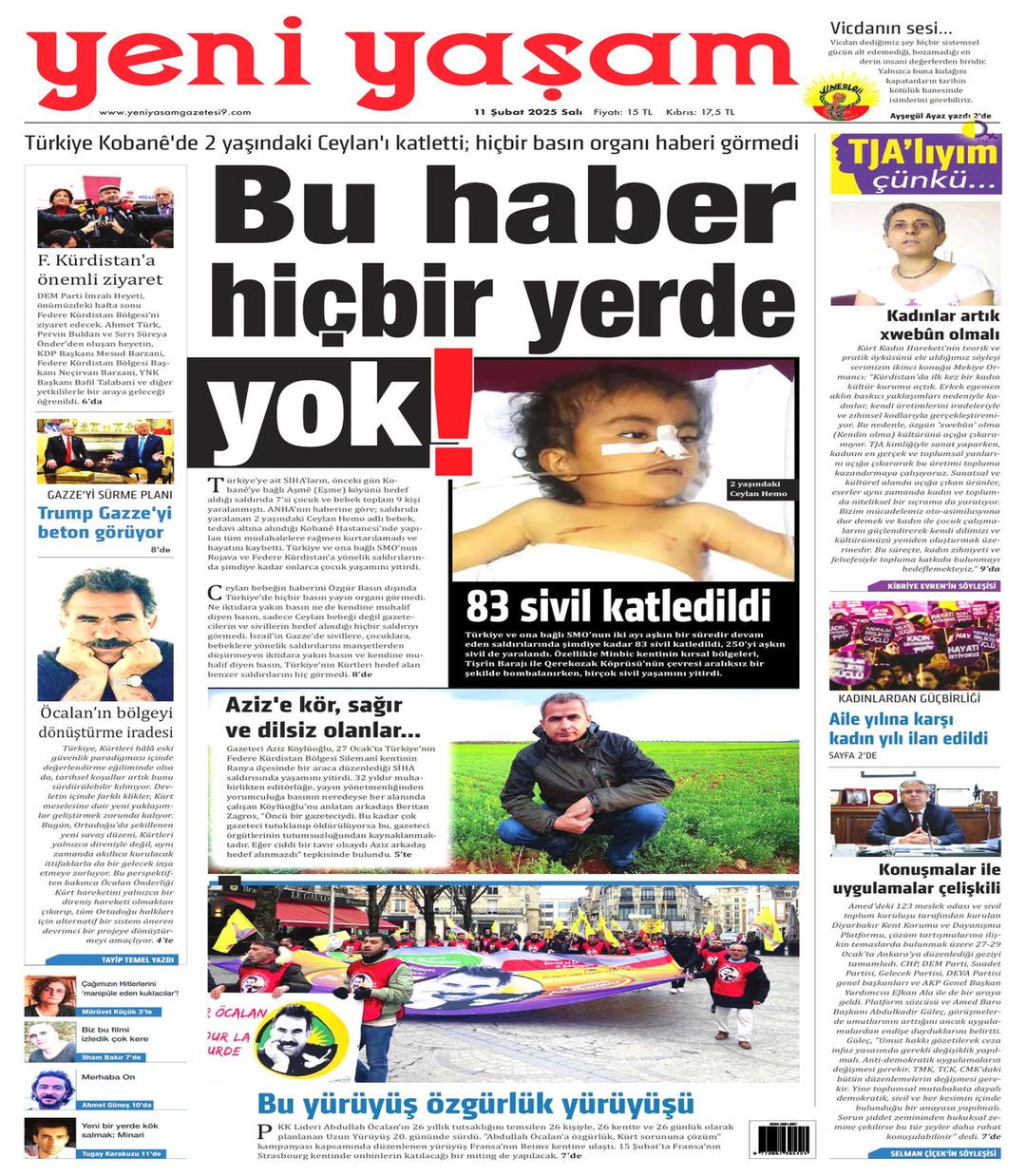 Yeni Yaşam gazetesi