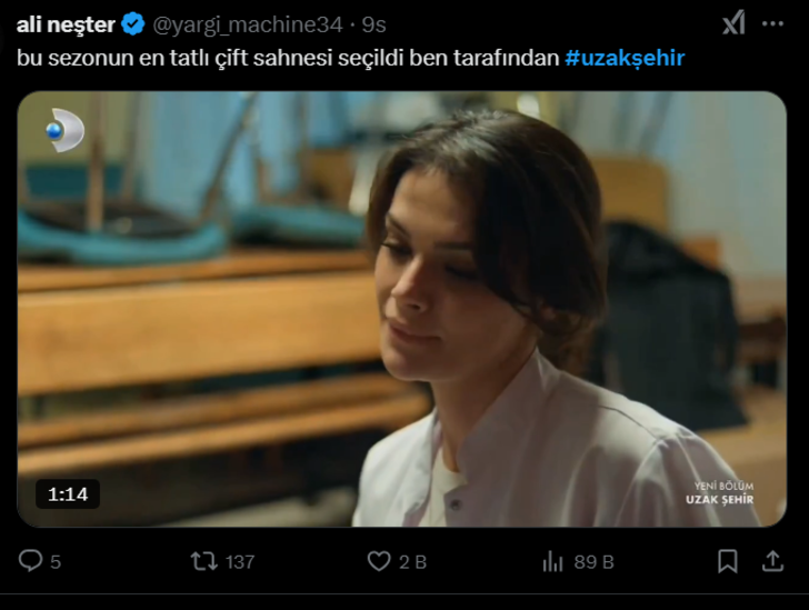 Uzak Şehir 13. bölüm sosyal medyayı yine mest etti! "Alya ve Cihan yılın en iyi çifti" G2