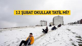 12 şubat okullar tatil mi? Yarın İstanbul'da ve ilçelerinde kar tatili var mı?