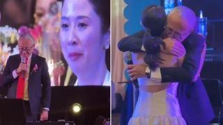 Gelinin babası düğündeki performansıyla görenleri kendisine hayran bıraktı... Duygusal anlar sosyal medyada çok konuşuldu