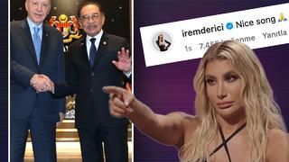 Malezya Başbakanı, Erdoğan'la fotoğrafına 'Kalbimin Tek Sahibine' şarkısını ekledi! İrem Derici'den yorumu gecikmedi