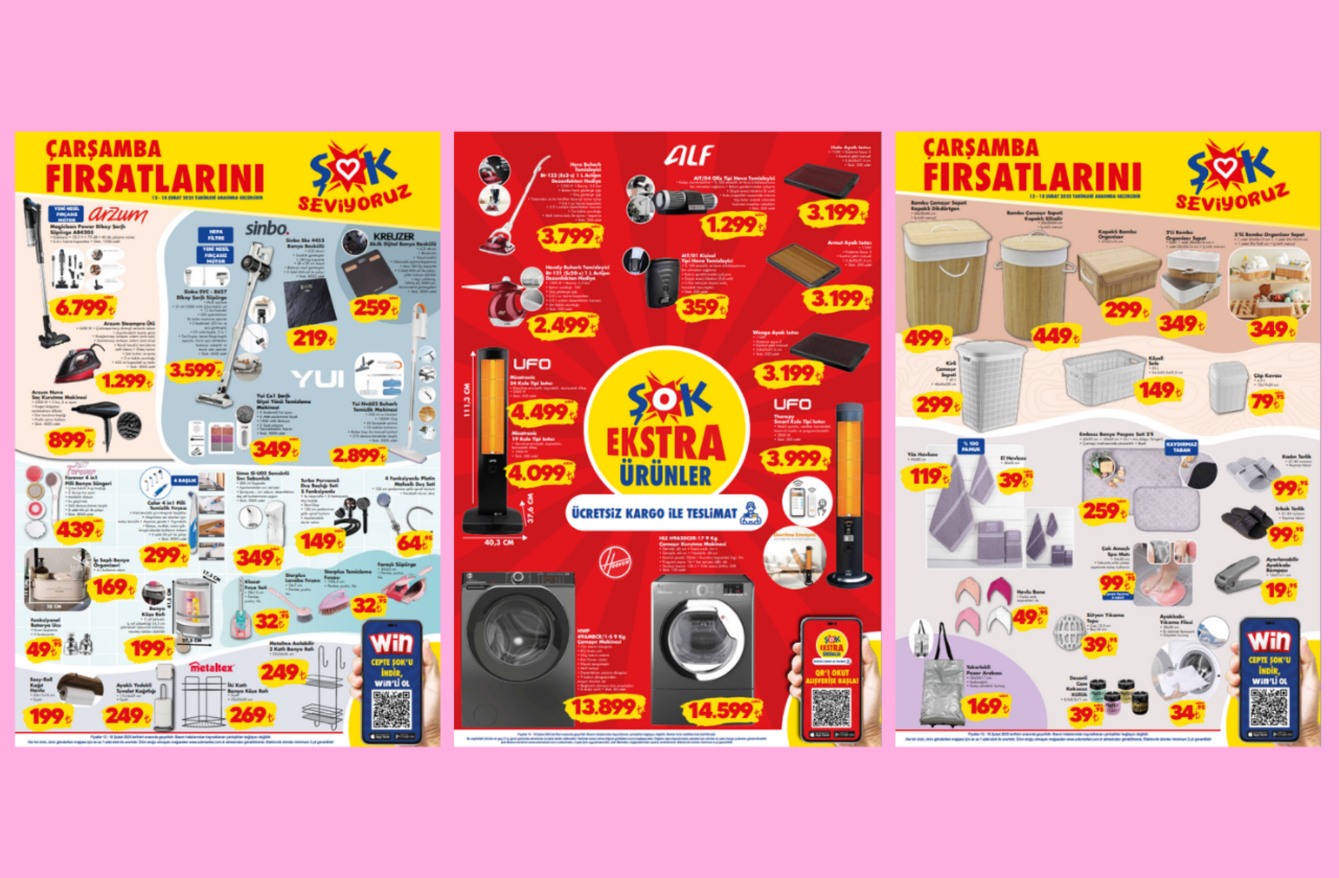 ŞOK'a Arzum dikey süpürge geliyor! 12 Şubat 2025 ŞOK Aktüel Ürünler Kataloğu