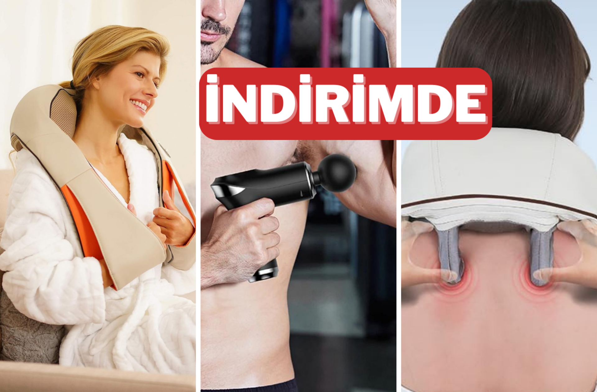 Evde profesyonel masaj keyfi... Çok satan o ürün bugüne özel indirimde