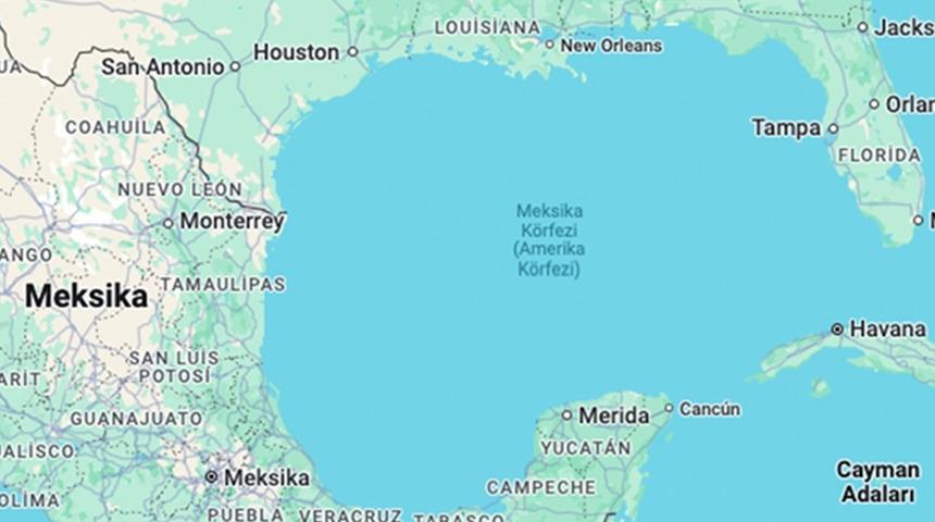 Trump bunu da istedi: Meksika Körfezi'nin adını değiştirdi! Apple ve Google’da değişime onay verdi