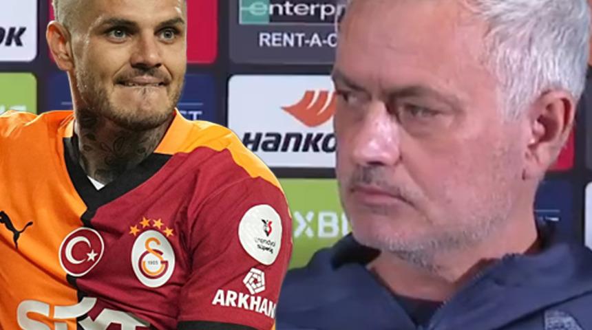 Jose Mourinho'yu basın toplantısında kızdıran soru! Icardi'ye şaşırtacak cinsten cevap verdi...