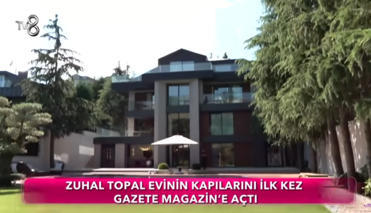 Zuhal Topal lüks evinin kar manzarasını paylaştı... Basketbol ve voleybol sahası bile var! G1
