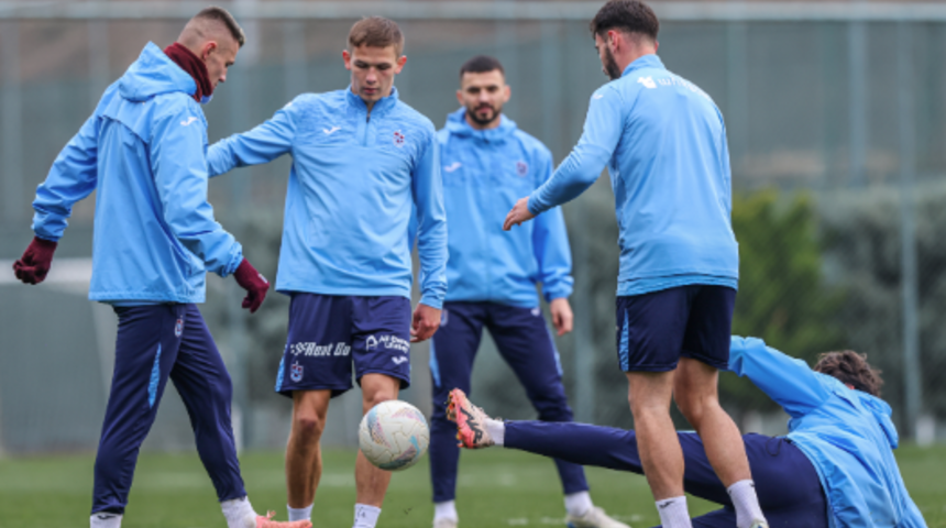 Trabzonspor’da yeni transfer Folcarelli ilk idmanına çıktı