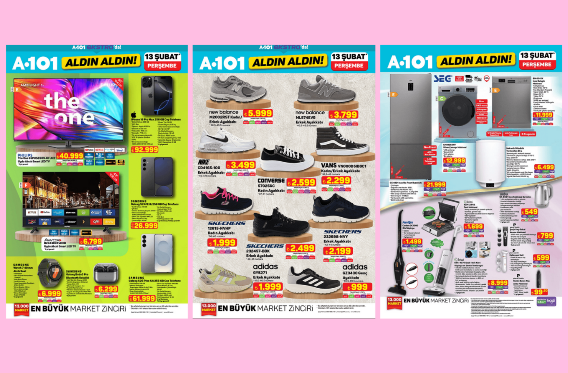 A101'e iPhone 16 Pro Max geliyor! İşte 13 Şubat 2025 A101 Aldın Aldın Kataloğu