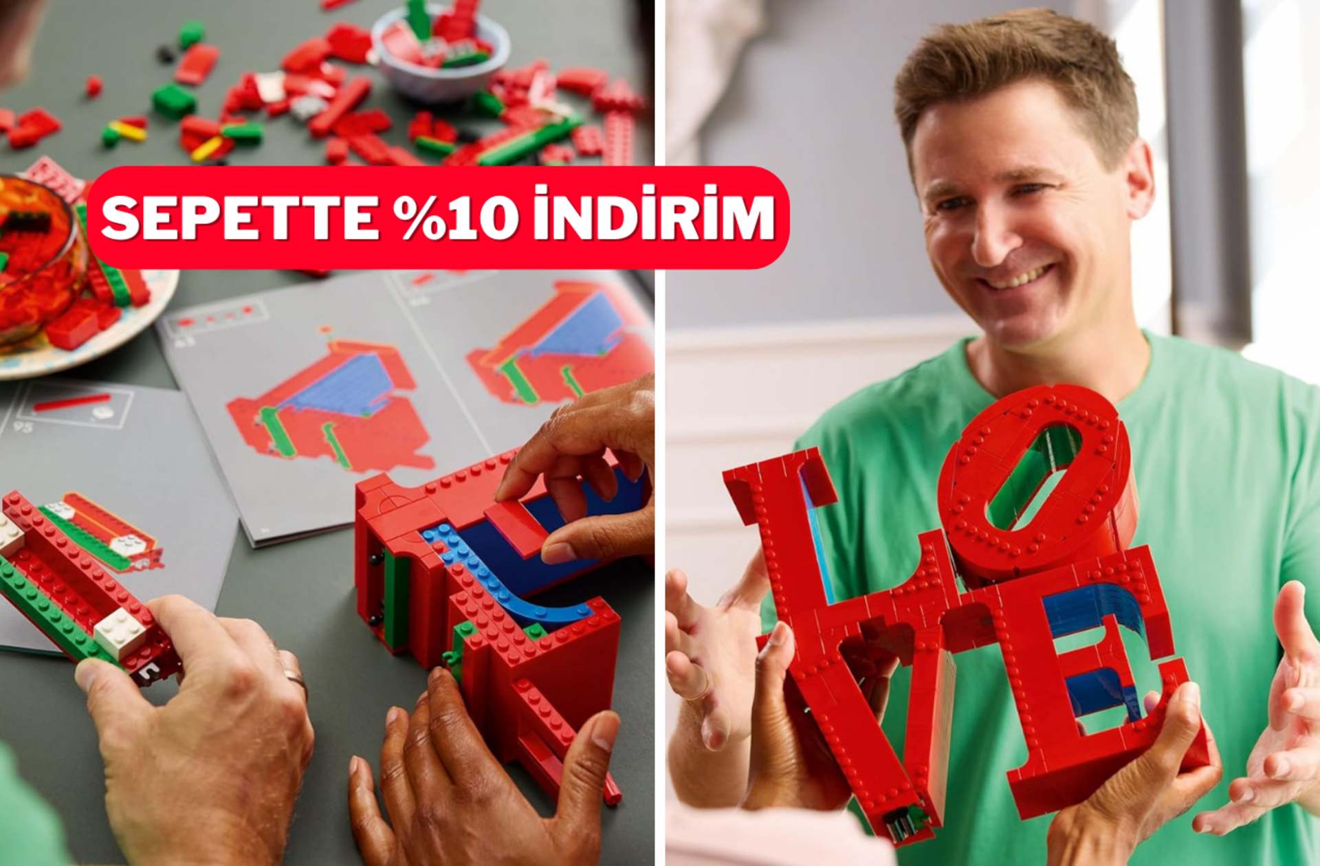 Sevgililer Günü temalı LEGO Art LOVE Yaratıcı Yapım Seti günün fırsat ürünü oldu