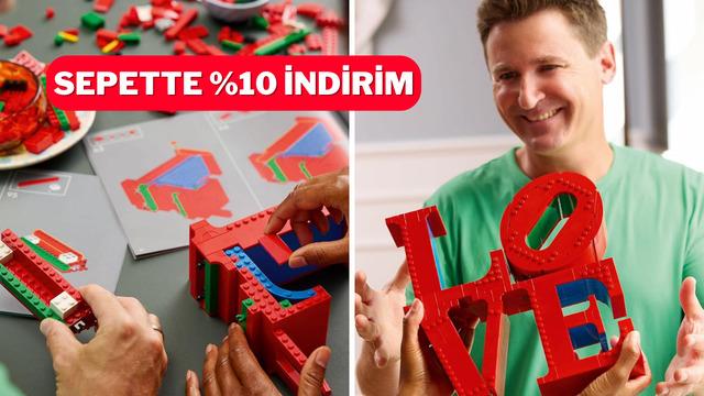 Sevgililer Günü temalı LEGO Art LOVE Yaratıcı Yapım Seti günün fırsat ürünü oldu