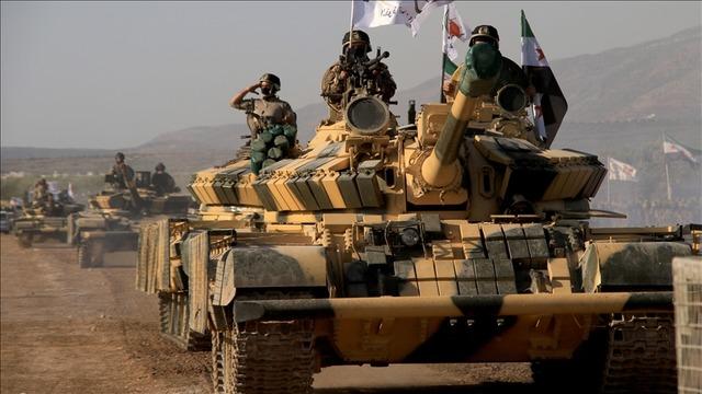 Suriye ordusu operasyonu başlattı: Terör örgütü YPG hedeflerini vurdu! YPG geri çekiliyor