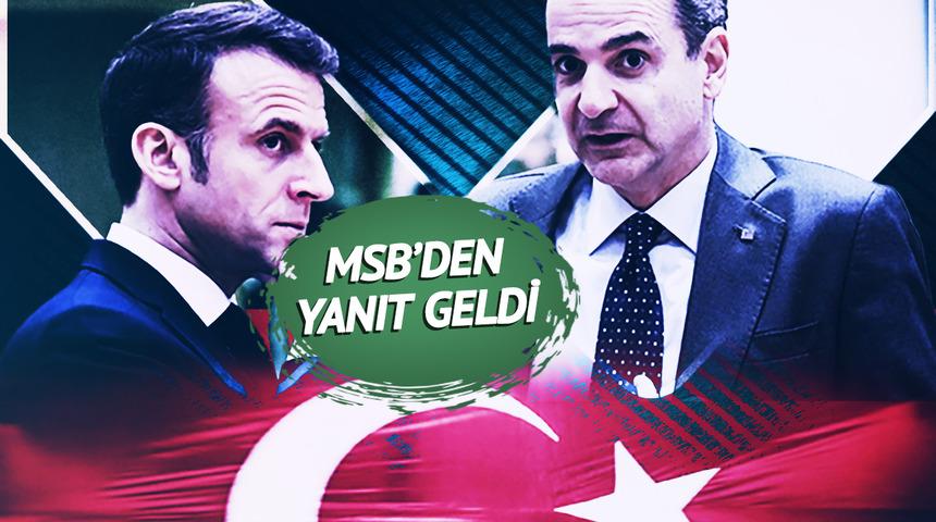 Türkiye'nin 'Meteor' planı Miçotakis'i rahatsız etti! Macron'da sözünü geçirememişti, MSB'den yanıt geldi
