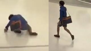 Telefon şifresini unuttu! Alışveriş merkezinde sinir krizi geçirdi... Kendisini yerden yere vurdu: Yetmedi çığlık çığlığa bağırdı